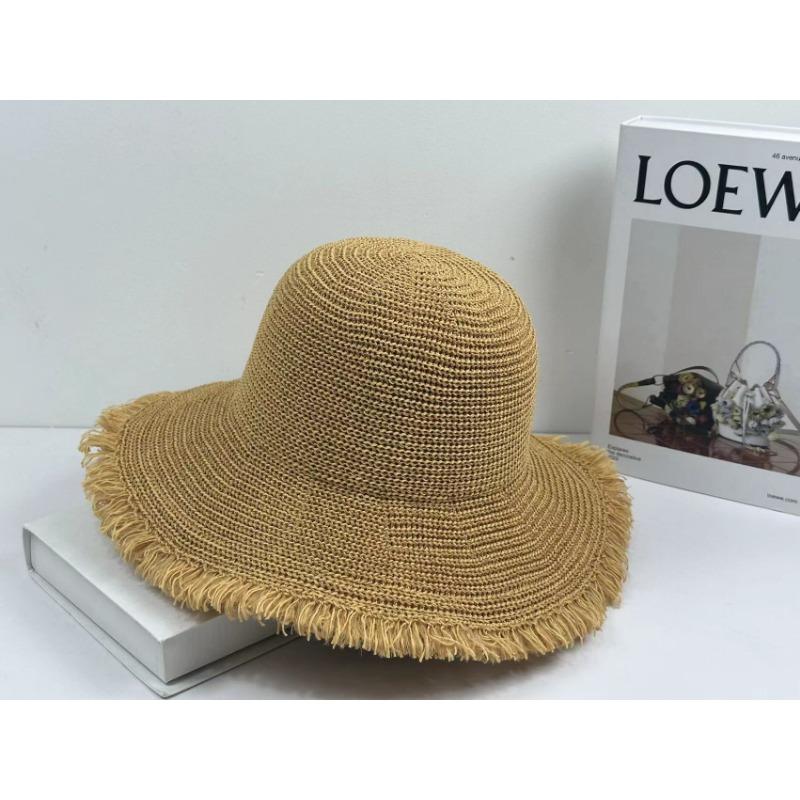 

Straw hat sun hat women summer travel shade seaside UV protection leisure sun protection big eaves hat straw hat темного кольору хакі