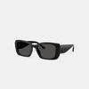 Coach Oversized Rectangle Sunglasses Cby82 Black