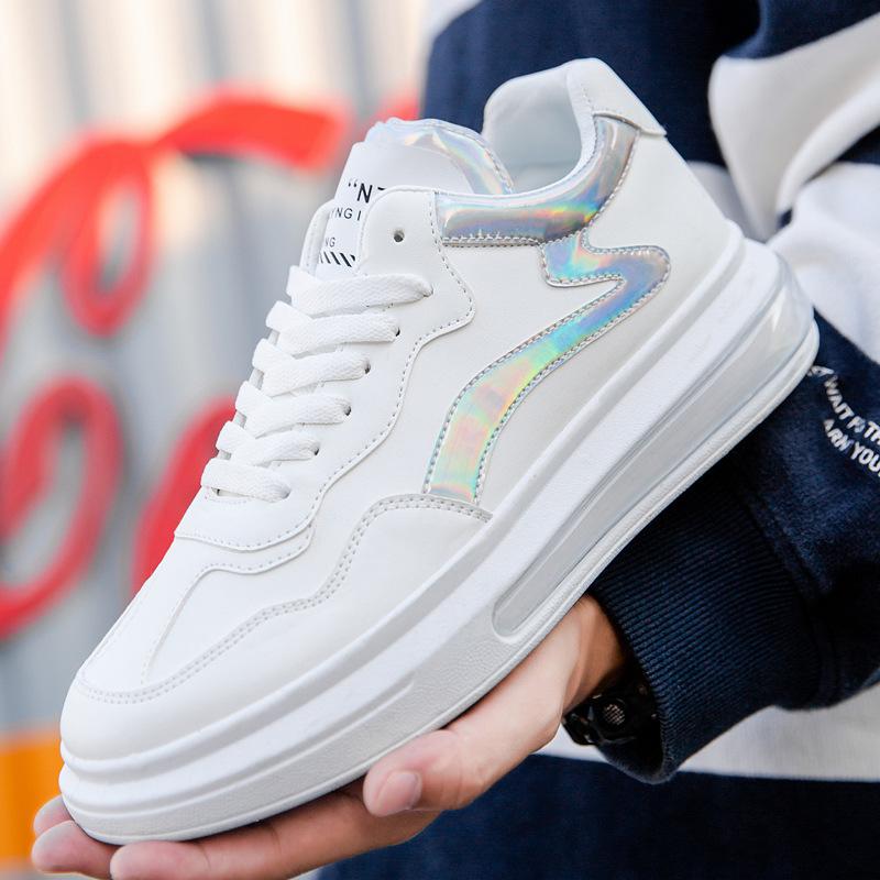 Fashion 2024 Spring New Men's Shoes Men's Korean Version of The Trend Shoes Sneakers Fashion Casual White Shoes Low-top Sneakers