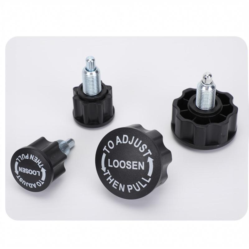 Quick Insert Plum Shaped Locking Knob Sturdy Non-Slip Grip Steel Thread for Auto Maintenance Repair Use