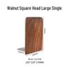 Sturdy Beech Wood Book Stand and Organizer