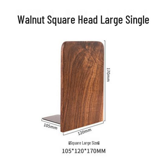 Sturdy Beech Wood Book Stand and Organizer