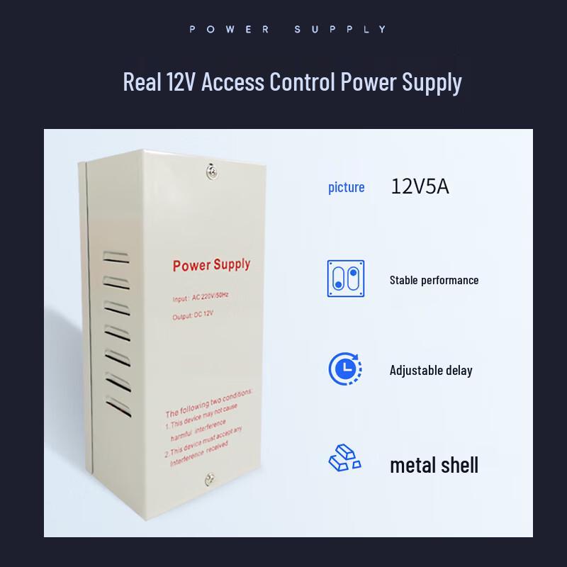 Realand F055 Fingerprint & Card Access Control System CN plug (adapter included)