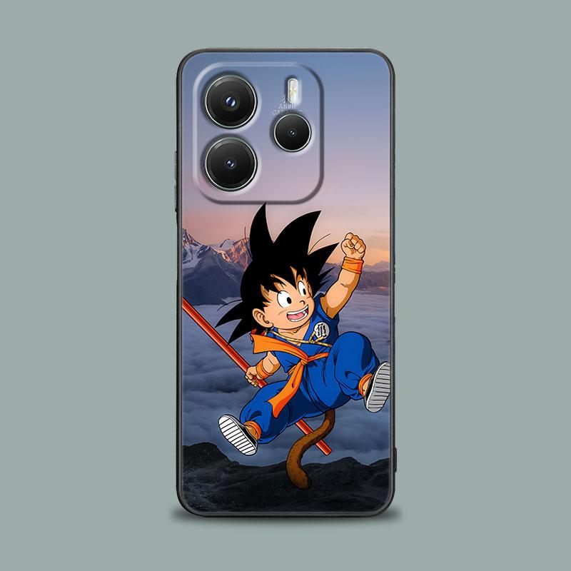 Case For Xiaomi Redmi Note 15 14 13 12 11 Pro Plus Goku Anime For Redmi 15C 15 14C 13C 12C Phone Cover Drawings Dragons Balls Z
