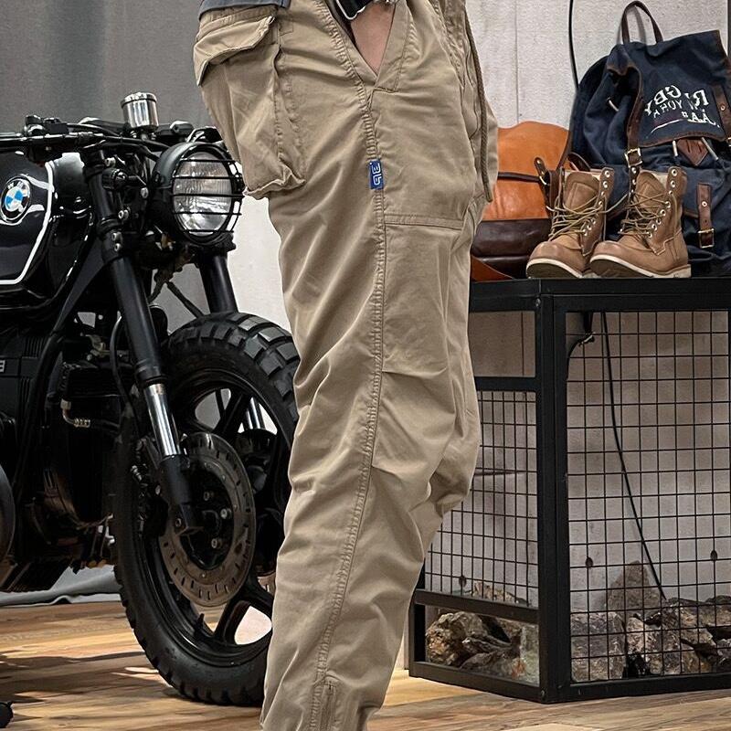Fashion Retro Men's Multi Pocket Casual Sports Pants Cargo Pants