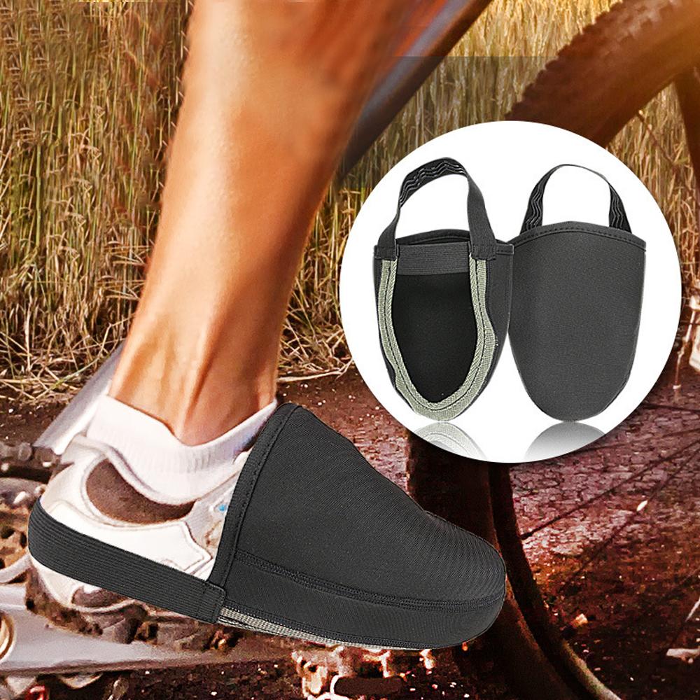 1Pair Foot Brace Windproof Road Bike Toe Covers Cycling Overshoes Thermal Insulating Road Bicycle Shoe Covers Biking Toe Warmers