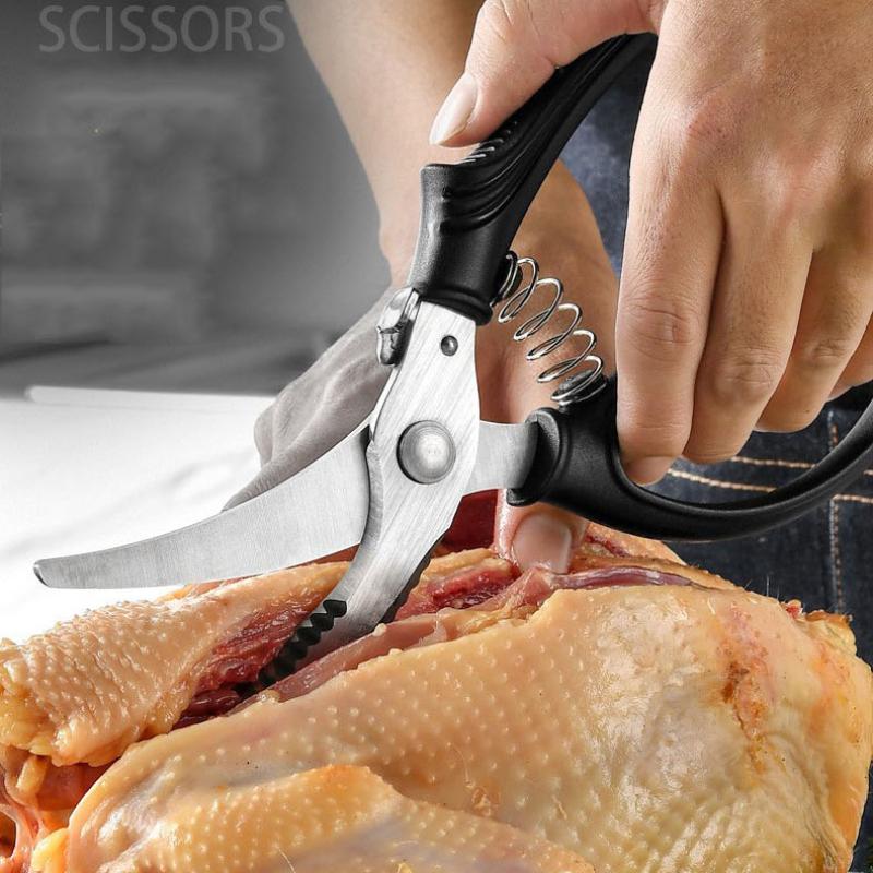 Foarfecă Multifuncțională 3CR14 Putere Os de Pui de Uz Casnic Bucătărie Legume Disecare Solzator Maț de Pește Instrument de Tăiat Alimente