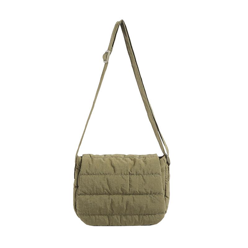 Solid Color Women's Versatile Crossbody Bag - Trendy Small Square with Large Capacity