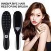 1pcs Therabrush for Hair Innovative Hair Restoring Brush Red and Blue Light Therapy Portable Micro-Current Medicine Massage W5N9