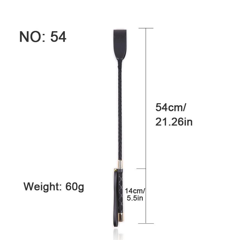 Black Horse Whip Leather Whip Bdsm Spanking Flogger Slave Bondage Restraints Sex Toys For Women Couples Adult Games 4 Sizes