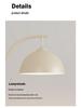 Nordic Cream Floor Lamp with Shelf - Modern Living Room, Study, Bedroom & Bedside Vertical Table Lamp