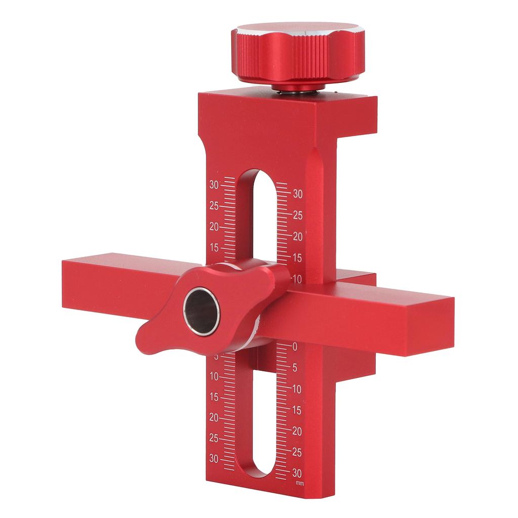 Cabinet Door Mounting Jig 2 In 1 Hinge Installation Position Tool Aluminum Alloy Adjustable Length Aid Positioner