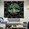 Mystical Tree of Life Wall Tapestry Bohemian Decorative Hanging Canvas for Bedroom Living Room Wall Art
