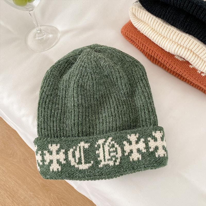 Korean Knitted Hat for Women In Winter Warmth and Thickened Face-protecting Small Ear Protecting Wool Hat Fashionable Trendy and Cold Hat