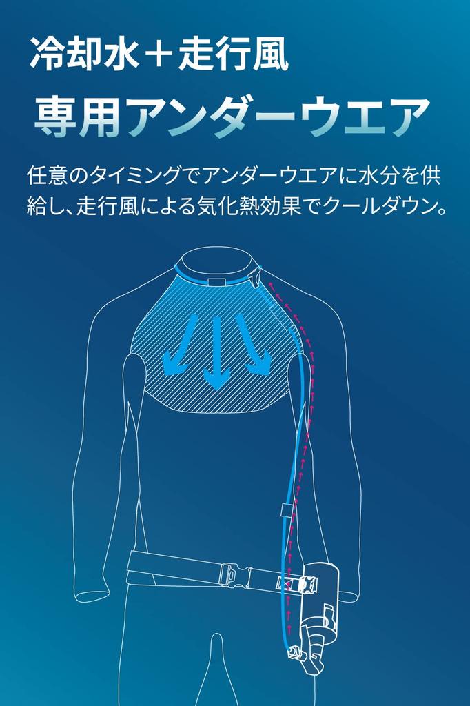 RS Taichi Liquid Wind Spray & Bottle Kit (RSP503) for Motorcycles, Spring/Summer Evaporative Cooling System, Deodorizing, Cool to the Touch, 350ml