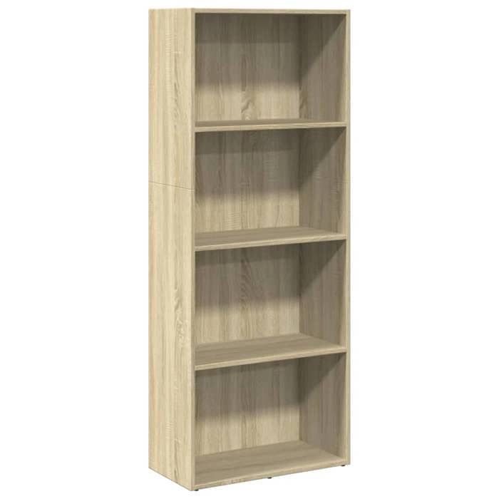 VidaXL Bookcase Sonoma Oak 60x30x152 Cm Engineered Wood, Shelf, Bookshelf, Book Support, Cabinet of 857910
