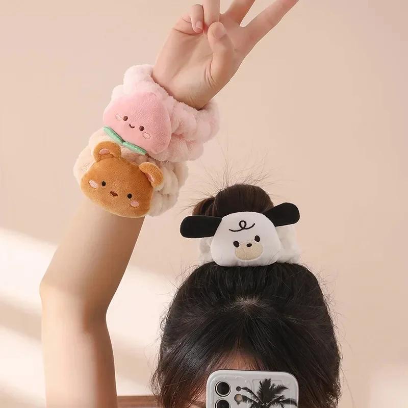 Wristband for Washing Soft Flannel Wrist Strap Reusable Face Makeup Towel Wrist Velvet Towel Girls Elastic Face Wash