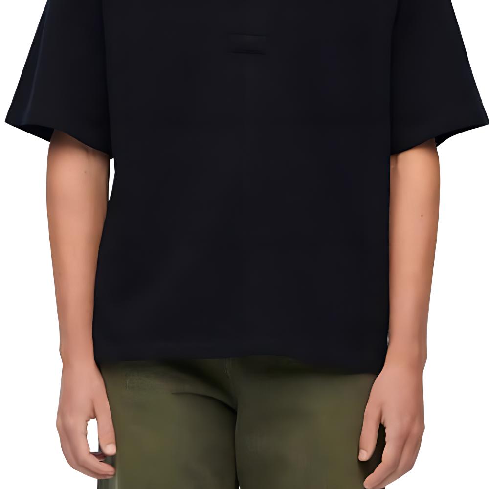 LOEWE Polo Shirts Men's Black Polo Collar Moderate Straight Fit H526Y23X43-1100