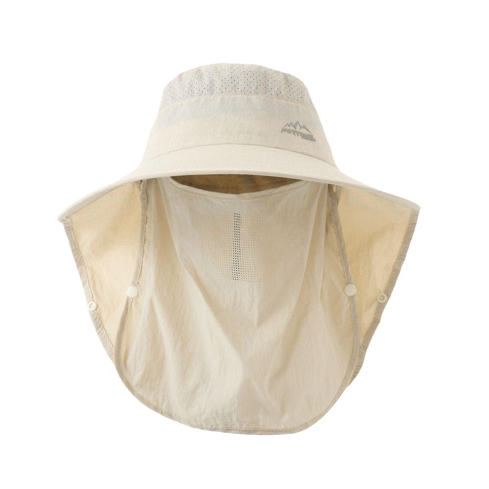 Removable Fisherman's Hat Sunscreen Face Mask Hat Fashion Male Sun Hats  Outdoor