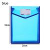 Large Capacity PVC Bag Waterproof Document Bag File Organizer A4 File Folders Envelope Folder