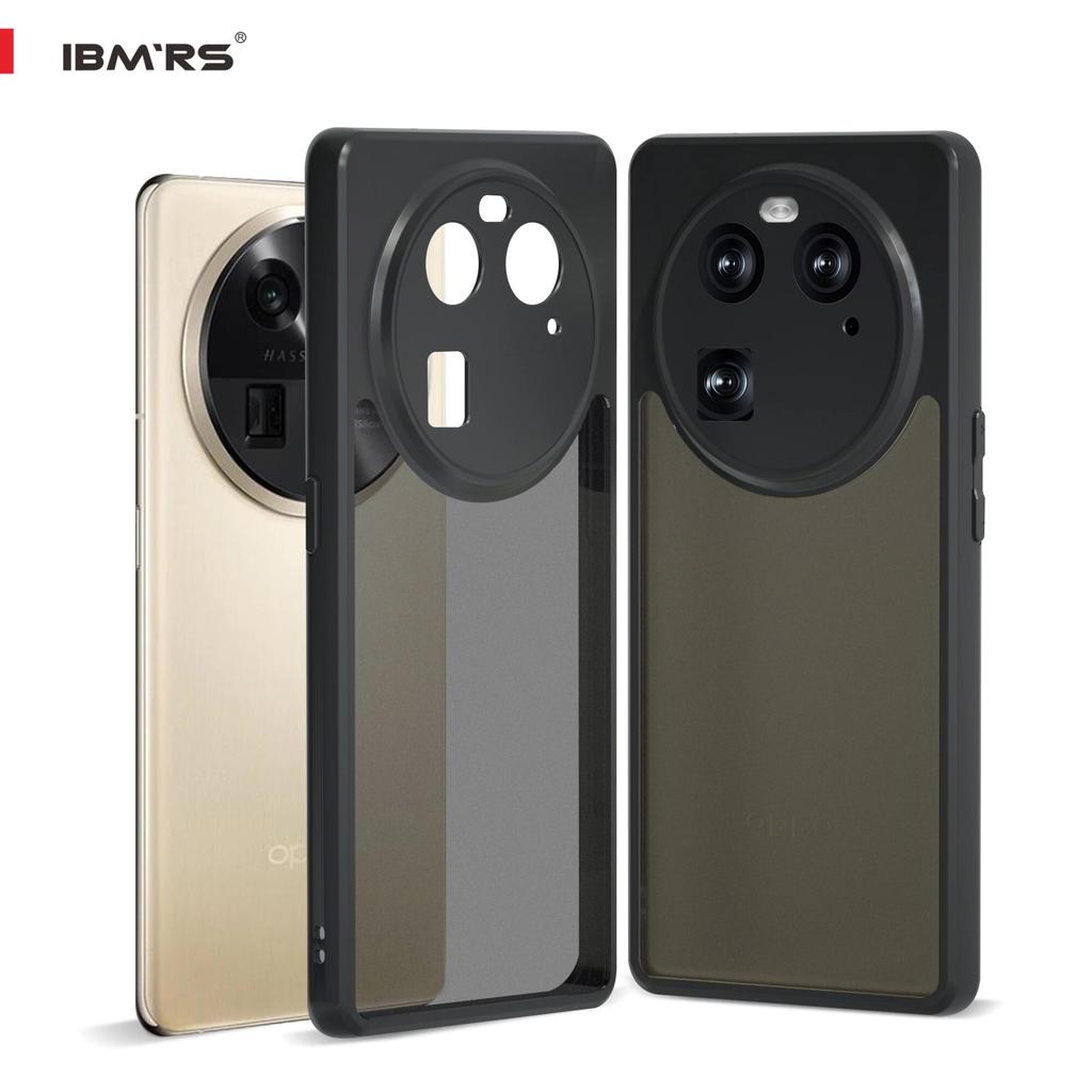(Comes with wrist strap)IBMRS for Oppo Find X6 Case,Camouflage PC Hard Back Soft edges Airbag Shockproof Transparent  Back Cover Phone Case