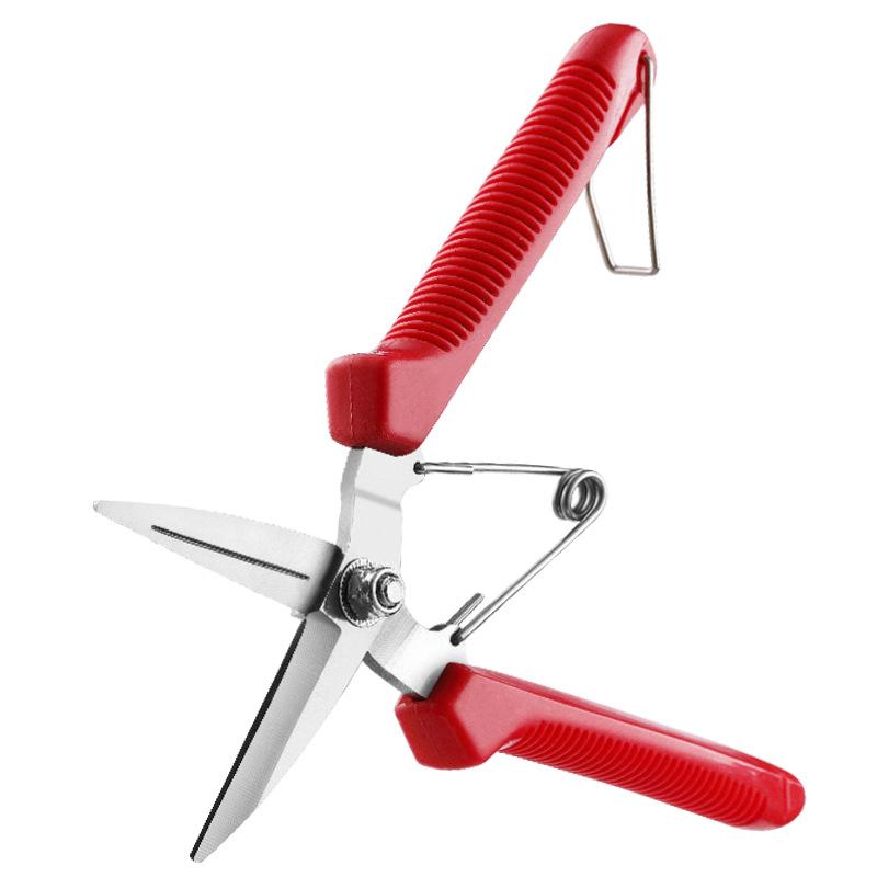 3 Straight Pruning Size Head Shears Stainless Steel Non Slip Handle Garden Scissors For Bonsai Household Use
