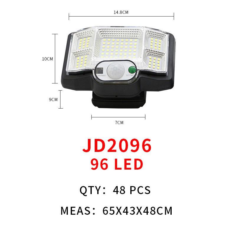 Triple-Head Rotatable Solar Outdoor Wall Lamp for Streets and Courtyards
