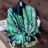 180*90cm muffler fashion Luxury Brand Scarf Women New Style Fashion Color Matching Print Silk Lady Popular Headcloth Beach Shawl
