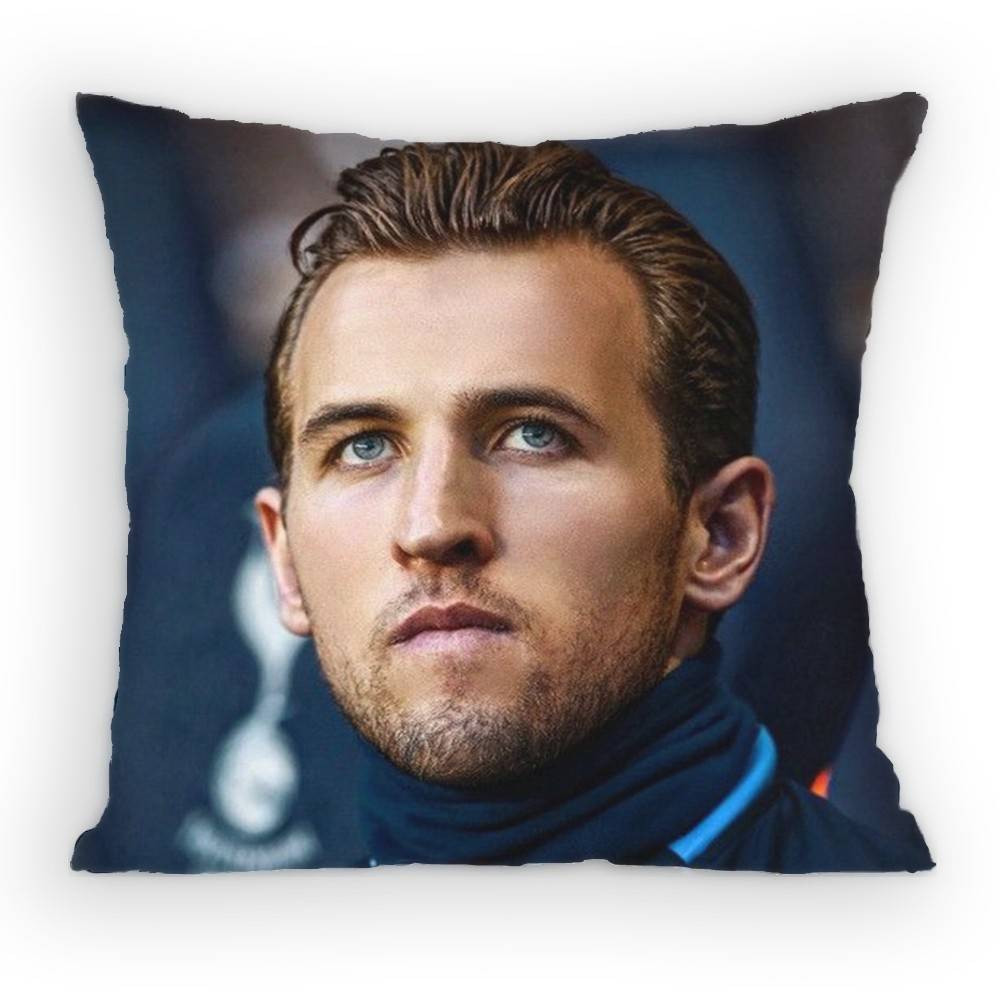 

England HHarry KKane Footballer Pillow Case Antidustmite Pillowcase Invisible zipper silky short plush Sofa cushion cover 30x30 cm