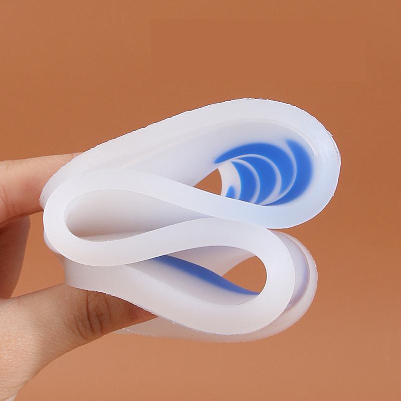 Silicone Insole, Soft, Full Length Cushioning, Breathable Foot Support, Suitable for Plantar Fasciitis