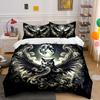 "Majestic Owl's Cosmic Embrace" Bedding Sets Duvet Covers Pillowcases(1* Duvet Cover 2* Pillowcases Without Duvet Insert)
