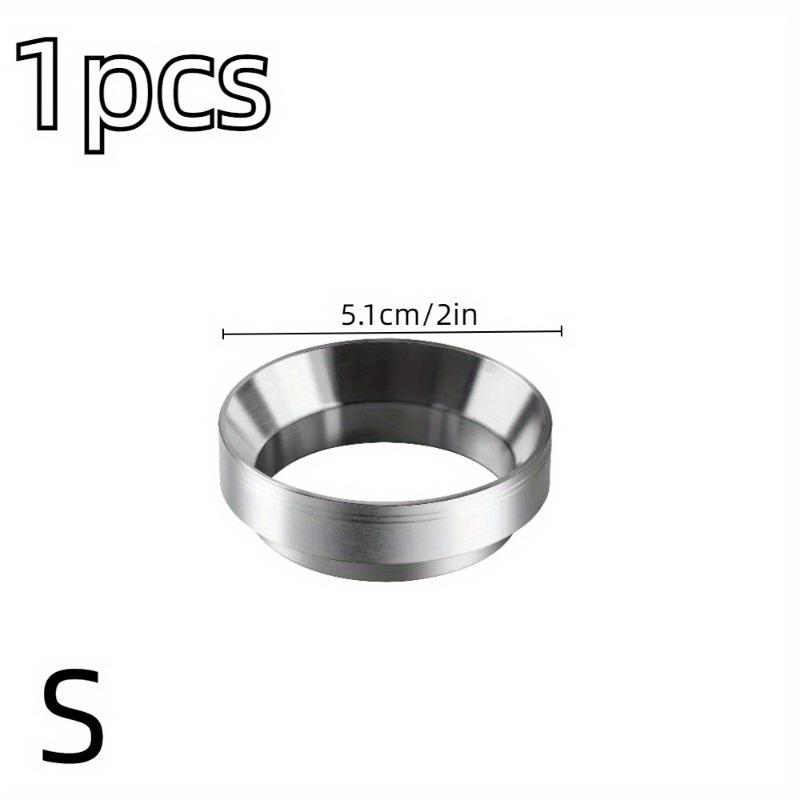Stainless Steel Espresso Dosing Funnel Compatible Coffee Grinder Powder Dispenser Ring for Home Office Restaurant Use
