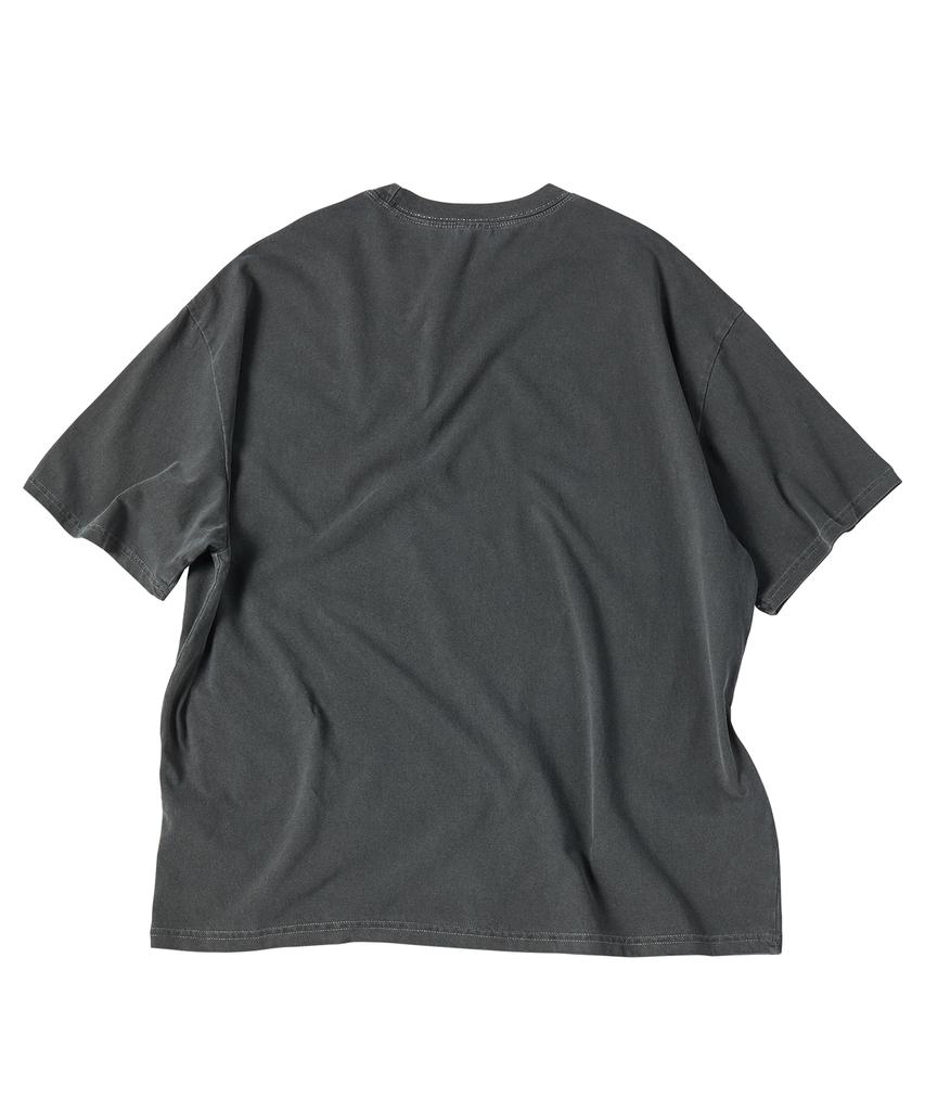 TRAVEL Imperial Pigment Short Sleeve T-Shirt Black Charcoal