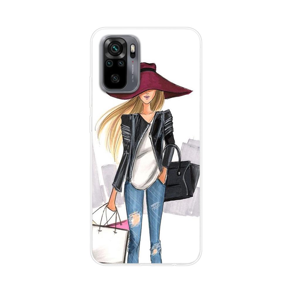 Silikon Blumen Handyhülle Für Xiaomi Redmi Note 10 Hülle 6.43'' Schöne TPU Rückseite Für Xiomi Redmi Note10 Pro Bumper Hüllen