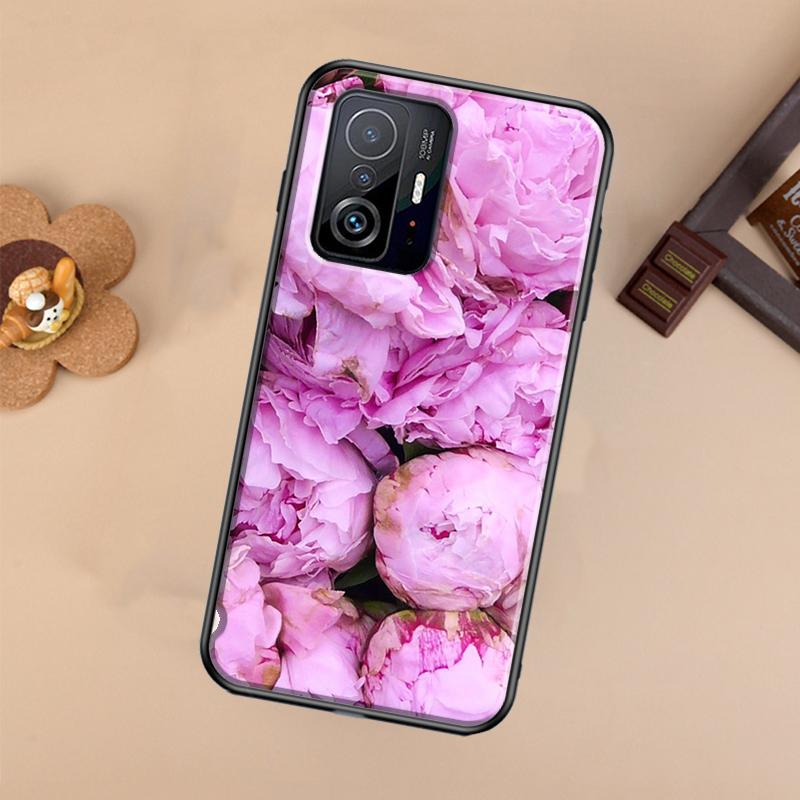 Peonies Beautiful Flower Case For Xiaomi 13 14 Ultra 11T 12T 13T 14T Pro POCO X7 Pro X3 X5 X6 F3 F5 F6 M6 Pro Cover