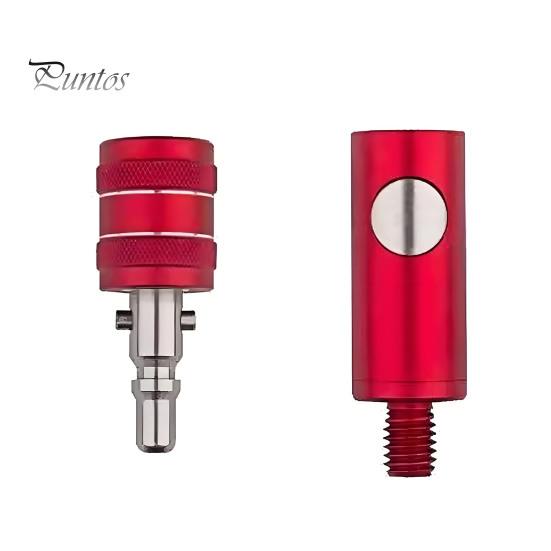 

1 комплект рибальського підсаку головки роз єму 8 мм швидкознімний адаптер для вудки Dip Net сплаву конвертер для підсаку рибальські аксесуари A червоний