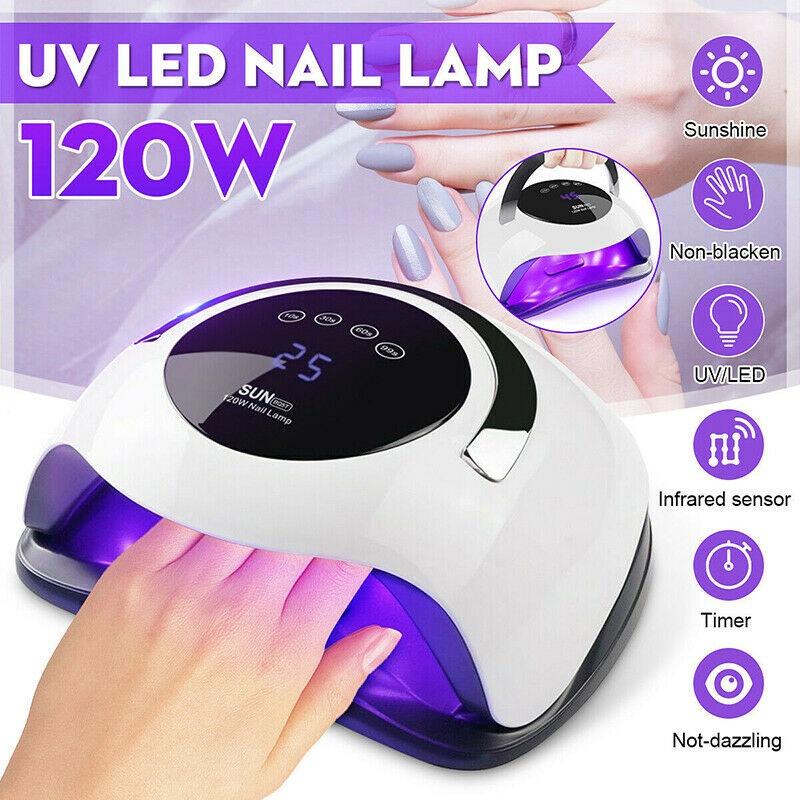 Advanced Portable 120w High Power Nail Dryer For Quick And Even Gel Curing