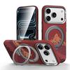 SULADA Kevlar Pixel Grid Texture Rotation Magnetic Holder Phone Case
