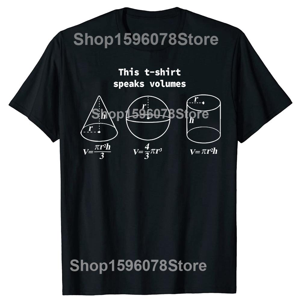 Dieses T-Shirt spricht Bände Lustiges Mathe Wissenschaft T-Shirt Unisex Baumwolle Humor Streetwear T-Shirt Kurzarm Unisex Lockere Kleidung