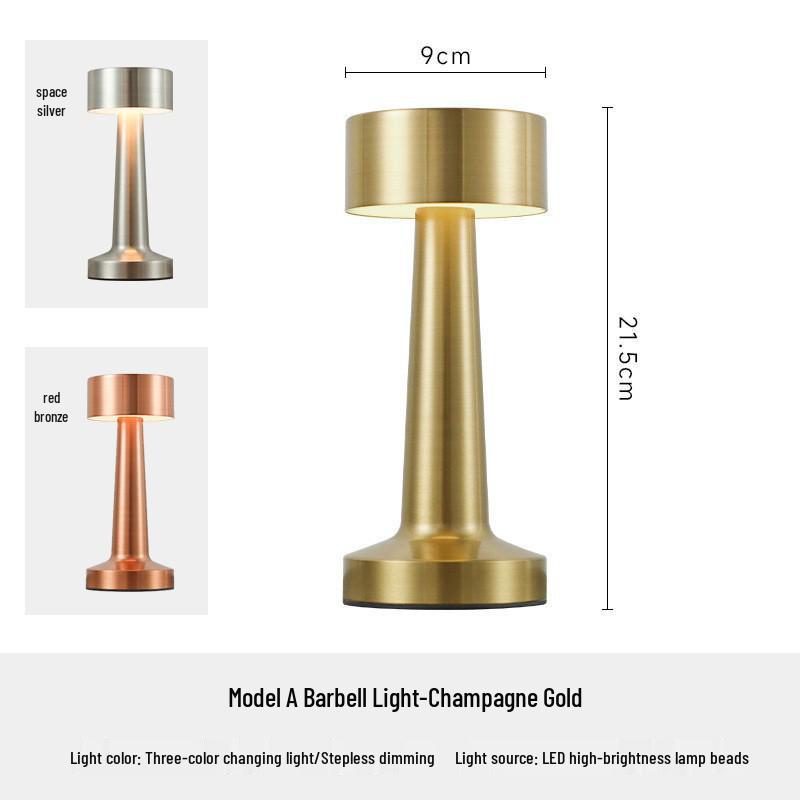 Star Moon Touch Lamp: Three-Color Rechargeable Night Light, Ideal for Bedroom or Birthday Gift.