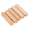 100pcs Set Wood Dowel Pins Cross Grain DIY Wood Pins for Furniture M10 X 40mm