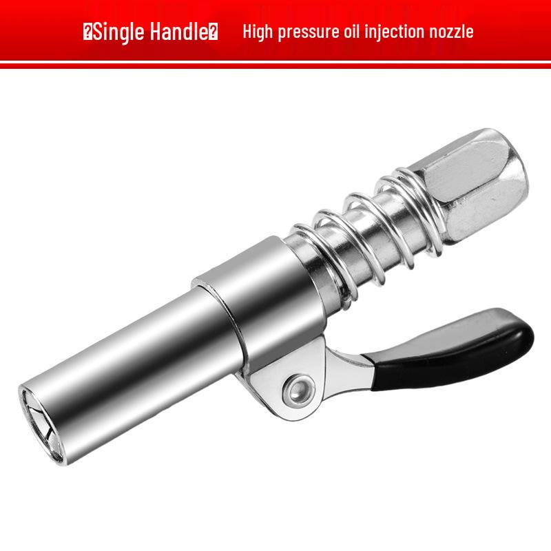 High-Pressure Self-Locking Flat Nozzle Grease Gun Coupler