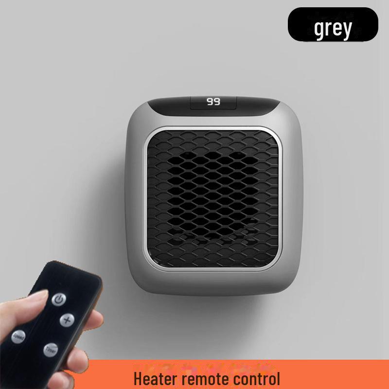 Compact Wall-Mounted Electric Heater for Bedroom and Bathroom