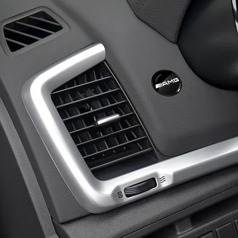 Car Lock Keyhole Stickers Door Lock Protect Car 3D Stickers For Mercedes Benz AMG W204 W205 W212 W213 W222 x153 W176 W177 Keychain Accessory