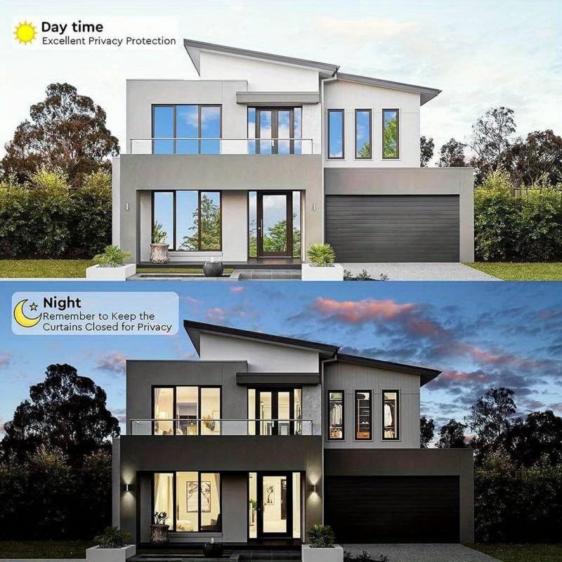 40x100cm One Way Daytime Privacy Film Heat Control Sun Blocking Anti UV Reflective Static Cling Window Tint for Home And Office