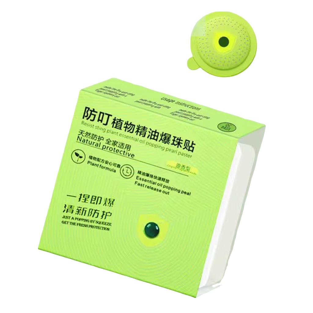 Natural Essential Oil Mosquito Repellent Beads Patch Safe For All Ages And Sensitive Skin Great For Outdoor Camping