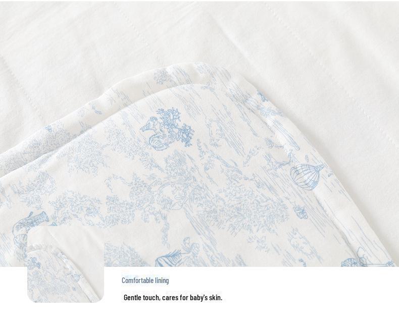 Newborn Pure Cotton Baby Blanket - Lightweight Spring/Summer Quilt & Swaddle
