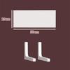 Paint-Free Floating Wall Shelf: Wooden Wall-Mounted Bookshelf and Storage Plank