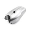 9L 2.4 Gallon Chrome Motorcycle Universal Gas Fuel Tank For Cafe Racer Custom