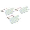 LED Room Lamps for Toyota Hiace 200 Series and DX 6000K Set Custom-designed (1st, 2nd, 3rd, 4th, 5th, Models), White, 3-piece
